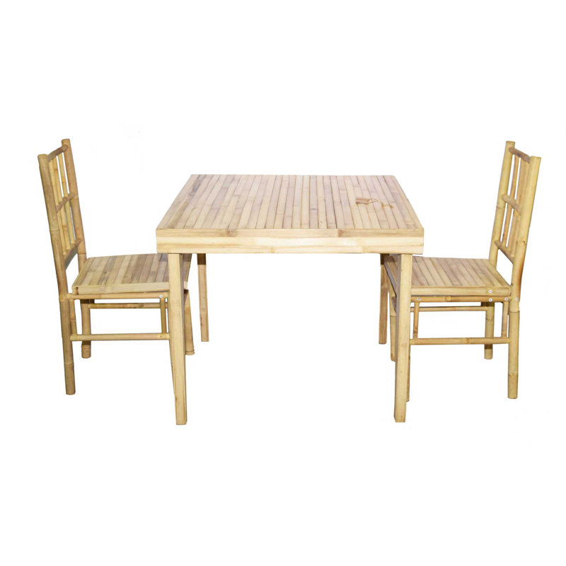 Bamboo54 3 Piece Dining Set Wayfair
